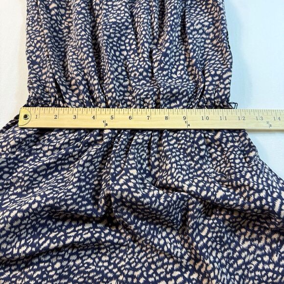 NANA USA Women's Black/Pink Jumpsuit Med Strapless Stretchy Waist Cropped Jogger - Picture 7 of 13